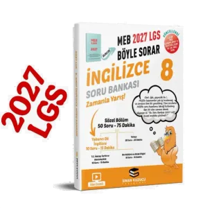 8. Sınıf 2027 Meb Böyle Sorar İNGİLİZCE Soru Bankası