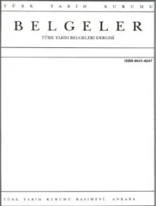 Belgeler Türk Tarih Belgeleri Dergisi -  Sayı: 41