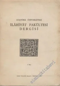 Atatürk Üniversitesi İlahiyat Fakültesi Dergisi - Sayı: 5, Yıl: 1982       1982