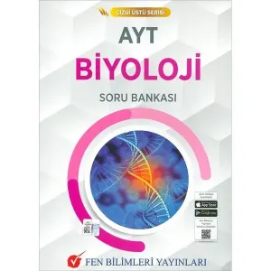 Fen Bilimleri Yayınları AYT Çizgi Üstü Serisi Biyoloji Soru Bankası