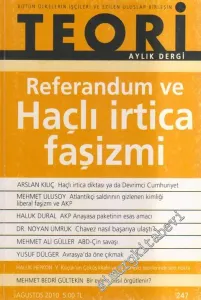 Teori - Aylık Dergi - 247      Ağustos