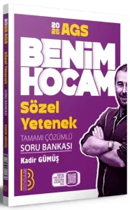 Benim Hocam AGS Sözel Yetenek Tamamı Çözümlü Soru Bankası