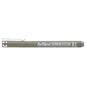 Artline Drawing System 0.1 Çizim Kalemi Uç:0,1mm Grey
