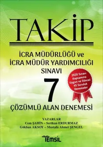 Takip İcra Müdürlüğü ve Müdür Yardımcılığı Sınavı 7 Çözümlü Alan Denemesi
