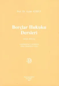 Borçlar Hukuku Dersleri