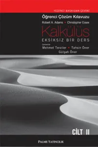 Kalkülüs Eksiksiz Bir Ders Öğrenci Çözüm Klavuzu Cilt 2