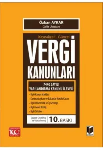 Kaynakçalı - Güncel Vergi Kanunları