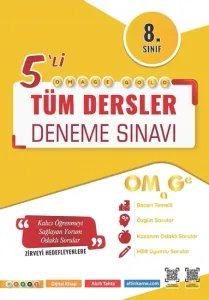 Nartest Yayınları 8. Sınıf 5 Li Tüm Dersler Deneme Sınavı