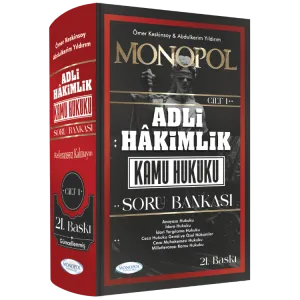 MONOPOL Adli Hakimlik Kamu Hukuku Soru Bankası