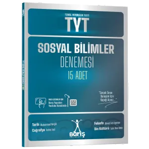 Barış Yayınları TYT Sosyal Bilimler Denemesi 15 Adet