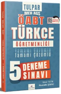 Dizgi Kitap Yayınları 2026 Tulpar MEB AGS ÖABT Türkçe Öğretmenliği Tamamı PDF Çözümlü 5 Deneme Sınavı