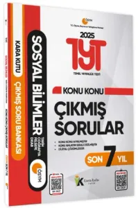 Karakutu Yayınları 2025 TYT Sosyal Bilimler Son 7 Yıl Çıkmış Sorular