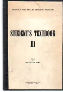 Student's Textbook III