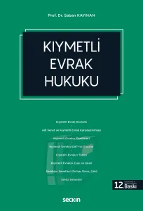 Kıymetli Evrak Hukuku