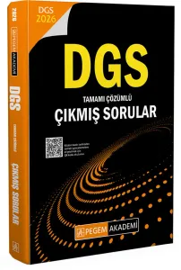 2026 DGS ÇIKMIŞ SORULAR TAMAMI ÇÖZÜMLÜ    