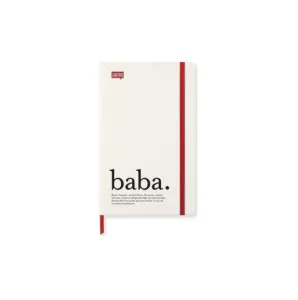 LUGAT365 13X21 80 yp CİLTLİ LASTİKLİ DEFTER Çizgili BABA