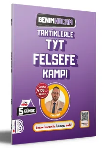 Benim Hocam Yayınları 2024 Taktiklerle TYT Felsefe Kampı