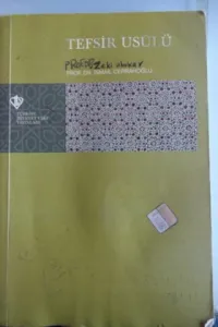 Tefsir Usulü