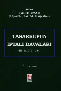 Tasarrufun İptali Davaları