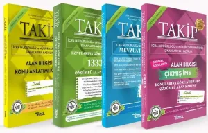Takip İcra Müdürlüğü ve Müdür Yardımcılığı Sınavlarına Hazırlık Alan Bilgisi Seti