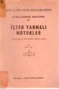 Uygulanmış Teknik III İçten Yanmalı Motorlar