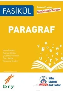 BRY FASİKÜL - TÜRKÇE - PARAGRAF 2027