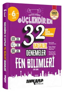 ANKARA YAY. 6.SINIF GÜÇ. 32 HAFTALIK FEN BİLİMLERİ DENEMELERİ 2027
