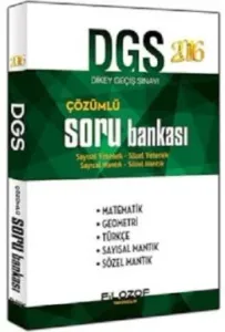 Filozof Yayıncılık 2016 DGS Çözümlü Soru Bankası