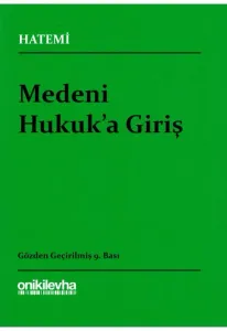 Medeni Hukuk'a Giriş