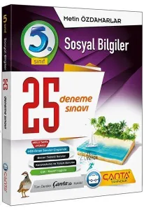 Çanta Yayınları 5. Sınıf Sosyal Bilgiler 25 Deneme Sınavı Çanta