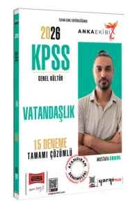 Yargı Yayınları 2026 KPSS Anka Ekibi Genel Kültür Tamamı Çözümlü Vatandaşlık 15 Deneme