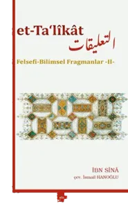 Et-Ta‘likat Felsefi Bilimsel Fragmanlar - II
