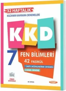 Kurmay ELT 7. Sınıf Fen Bilimleri Haftalık Kazanım Kavrama Denemeleri