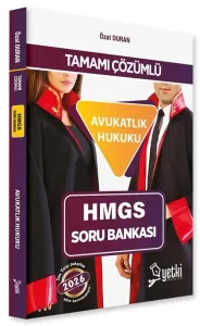 Yetki Yayınları 2026 HMGS Avukatlık Hukuku Soru Bankası