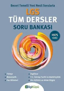 BilgiKüpü Yayınları LGS Tüm Dersler Soru Bankası