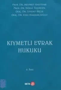 Kıymetli Evrak Hukuku