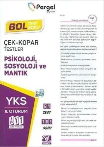 Pergel YKS-AYT Psikoloji Sosyoloji ve Mantık Çek Kopar Testler 2. Oturum-YENİ
