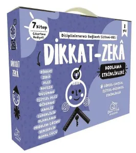 Dikkat - Zeka 2 Sınıf Seti - 8 Yaş (7 Kitap)