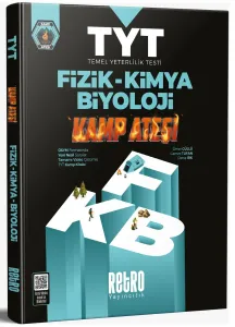 Retro Yayıncılık TYT Fizik Kimya Biyoloji FKB Kamp Ateşi Soru Bankası Çözümlü