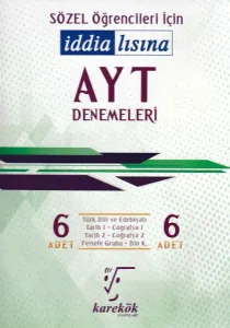 Karekök AYT Sözel 6'lı Denemeleri (Yeni)
