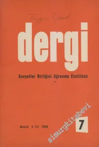 Dergi - Sovyetler Birliğini Öğrenme Enstitüsü - Sayı: 7    Yıl: 2