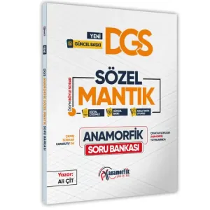 Anaformik Yayınları DGS Anamorfik Sözel Mantık Soru Bankası Yeni Müfredat Dijital Çözümlü