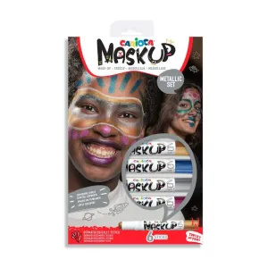 CARİOCA YÜZ BOYASI 6 GR. 6 RENK METALİK 43155