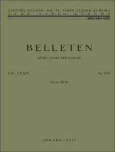 Belleten 269. Sayı