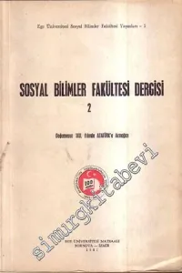 Sosyal Bilimler Fakültesi Dergisi Doğumunun 100. Yılında ATATÜRK'e Armağan - 1981-2