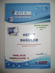 Temel Bilgi Teknolojileri II 1. Sınıf Bahar Dönemi 2. Yarıyıl Hedef Sorular