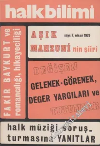 Halk Bilimi Dergisi - Dosya: Mardin Haşeri Köyü - Efsanenin Doğası Üzerine - Sayı: 7  5    Nisan