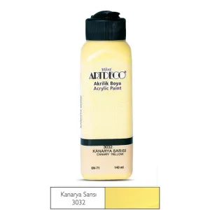 Artdeco Akrilik Boya 140ml Kanarya Sarısı 3032