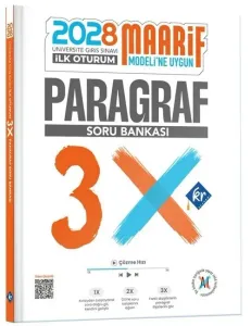 KR Akademi 2028 Maarif Modeli Üniversite Giriş Sınavı İlk Oturum 3X Paragraf Soru Bankası