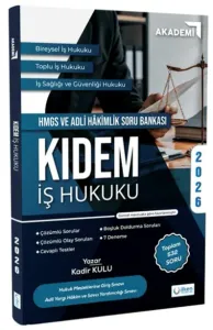 İlken Yayınları 2026 HMGS Adli Hakimlik İş Hukuku KIDEM Soru Bankası